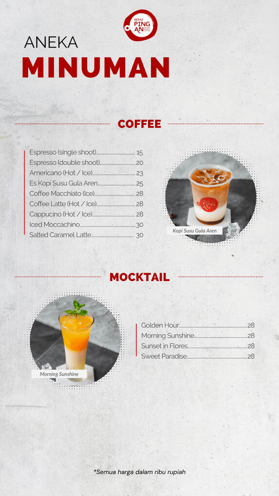 10 coffee mocktail